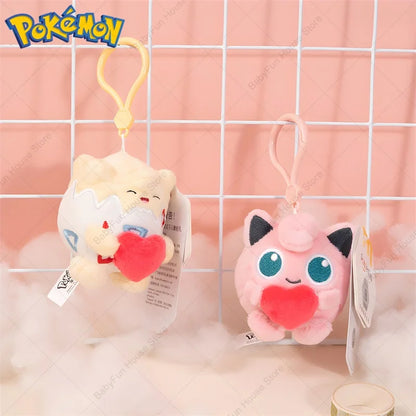 Original Pokemon Mimikyu Gengar Snorlax Umbreon Plush Toy Keychain Kawaii Espeon Jigglypuff Sprigatito Quaxly Peluche Dolls Gift