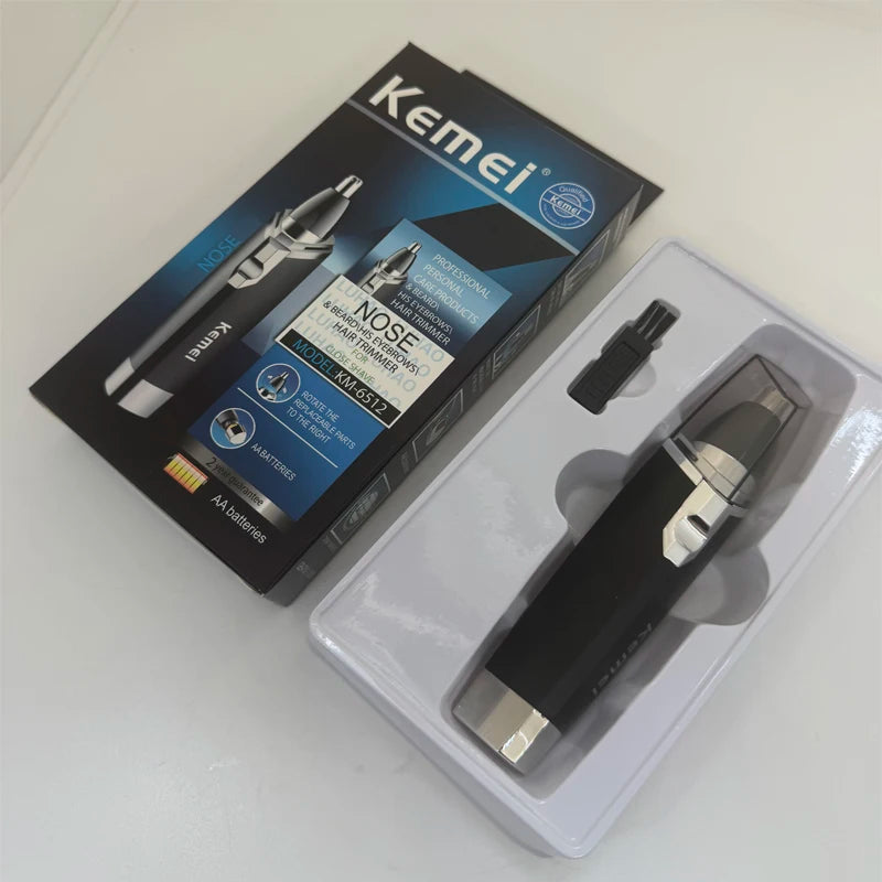 Kemei Nose Hair Trimmer Nasal Wool Implement Nose Hair Cut Washed Trimmer Clipper And Hair Razor Epilator Remover Nose Hair