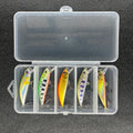 5Pcs/Box Fishing Lure Micro Minnow Wobbler Sinking Artificial Hard Bait Jerkbait Small Stream Decoy For Trout Bass Carp