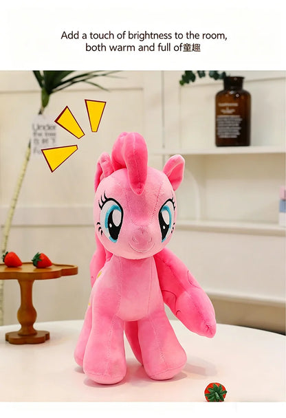 Little Pony Rainbow Dash Applejack Plush Toy 28cm Official Hasbro Figure Soft Stuffed Animal For Fans Collection Gift