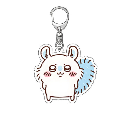 Chiikawa Pendant Anime Comic Acrylic Peripheral Keychain Hachiware Usagi Cute Pendant Bag Hanging Decoration Decoration