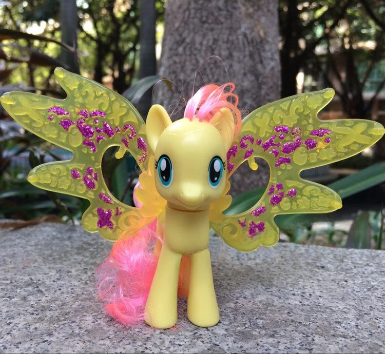 Genuine Hasbro My Little Pony Anime Figures Classic Twilight Luna Princesses Rarity Ornaments 8cm Collection Pony Toy Gifts