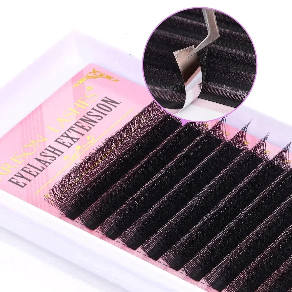 ARISON 3D/4D/5D/6D W-Shape Eyelashes Extension Premade Volume Fans YY-shape Lashes Faux Mink Soft Easy Faning Natural Lash