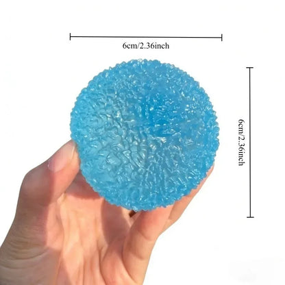 Squishy Ice Ball Maltose Fidgets Toy Super Soft Pink Mochi Slow-rebound Squeeze Toy Anti-Stress Toy for Adults Hand Exercise