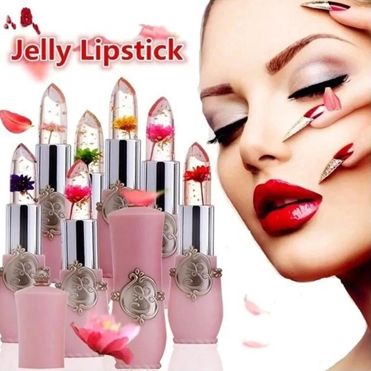 Peach Color Lip Balm Crystal Temperature Change Lipstick Girl Moisturizing LongLasting Lip Gloss Makeup Lip Care Repair Cosmetic
