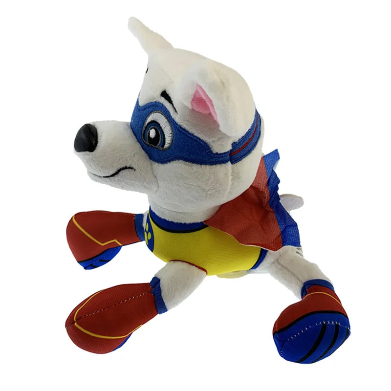 19cm Cartoon Dog Paw Plush Doll Chase Rock Animal Dog Cartoon Model Action Figures Movies Peripherals Children Christmas Gift
