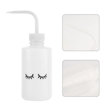 250ml Lash Logo Falsh Eyelash Cleaning Bottle Curved Spout Cleaner Watering Can Eyebrow Remover Washing Bottle Makeup Tools