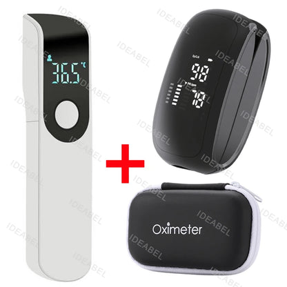Rechargeable Medical Oximeter Strap Lanyard Fingertip Pulse Oximeter Blood Oxygen Saturation Monitor Digital LED Display Child