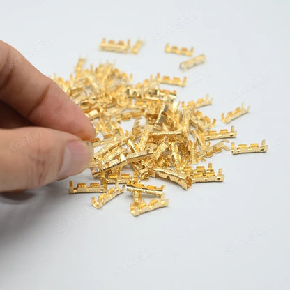 50/100/200PCS 453U-shaped Electrical Cable Connectors Tab Cold Insert Wire Connector Electricos Small Ceeth Terminal 0.3 -1.5mm²