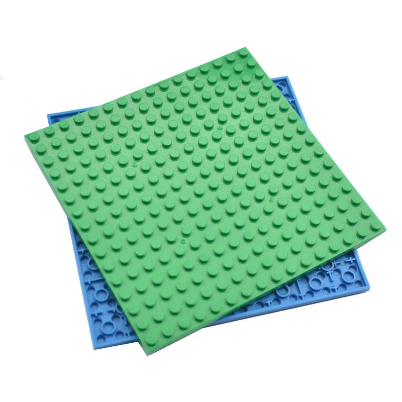 Building Blocks Double-sided Base Plate 16x16 91405 Assemble Parts MOC Bricks Baseplate Idea House Construction Board
