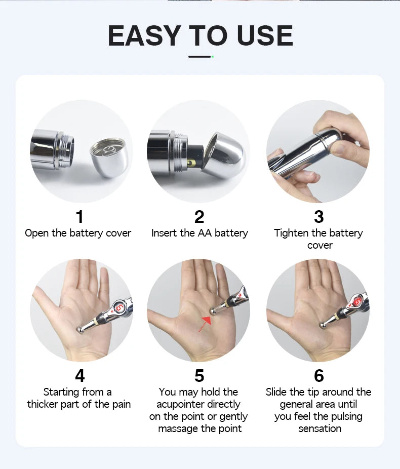 Electronic Acupuncture Pen Acupuncture Point Pen Acupuncture Point Pen Meridian Energy Meridian Pen Massage Pen Acupuncture Acup