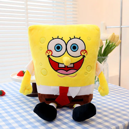 35cm SpongeBob Patrick Star Gary Squidward Tentacles Plush Dolls Stuffed Animals Bag Hangings Christmas Birthday Gifts For Kids