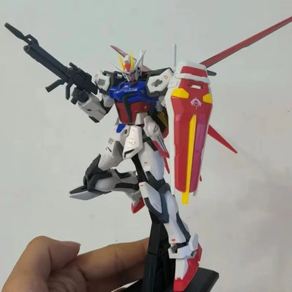 HG 1/144 Strike Dog Fighter GAT-X105 Mech Assembly Model Kit Action Figures Boys' Puzzle Toys Collectible Desktop Decoration
