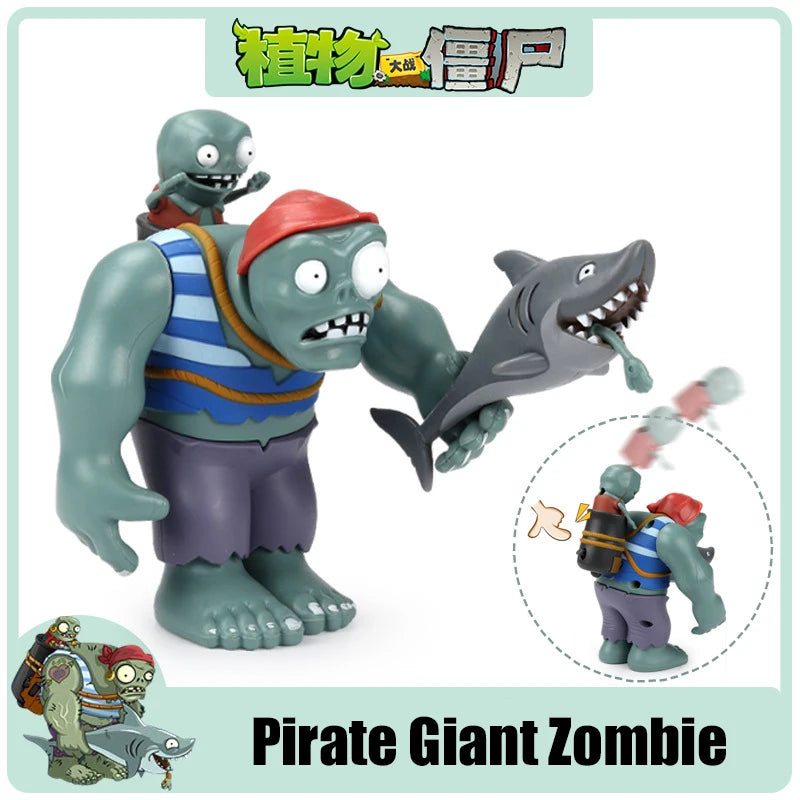 Plants vs. Zombies Giant zombies Egyptian Dr Zombie Dr. Zombie King Action Figure Model PVC Deformation Doll Toys for Kids Gifts