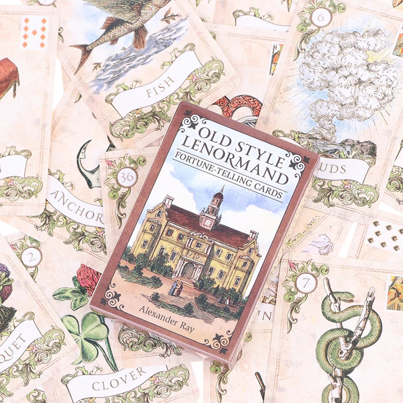 Old Style Lenormand Oracle Card Tarot Card Party Prophecy Divination Board Game