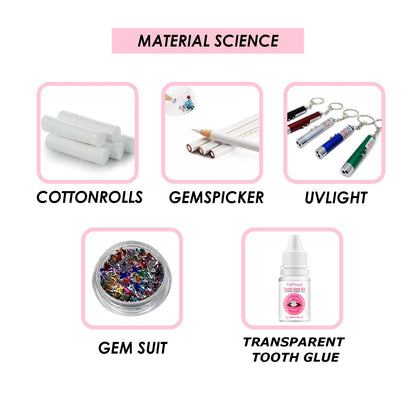 Tooth Gem Glue Dental Adhesive for Tooth Gems Diamond Kit Glue Teeth Crystal Jewelry Sturdy Tooth Jewelry Orthodontic Gel 7/10ml