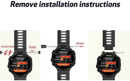 Double Colors Silicone Watch Strap Bracelet For Garmin Forerunner 220/230/235/620/630/735XT/Approach S6 Fashion Rubber Band