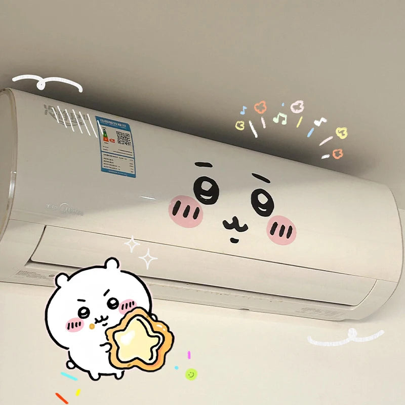 Chiikawa emoticon sticker air conditioner beautification and ugliness DIY decorative painting home creative transfer sticker