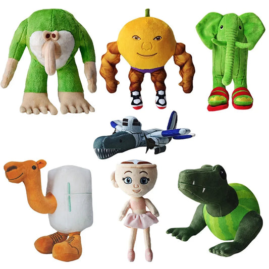 Tung Tung Tung Sahur Plush Tralalelo Tralala Stuffed Doll Funny Cartoon Soft Stuffed Animal Toy Cute Pillow Decor Kids Gifts