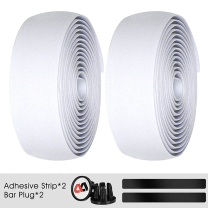 WEST BIKING EVA Bar Tape High Tenacity Handlebar Tape Adhesive Bike Handle Tape Shock Absorbing Bar Tape With Hole for Road Bike