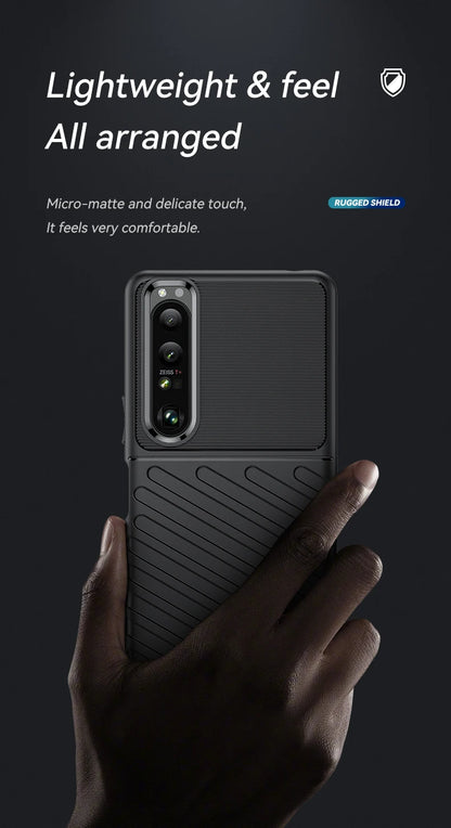 Luxury Shockproof Silicone Phone Case for Sony Xperia 1 III - Soft TPU Protective Cover