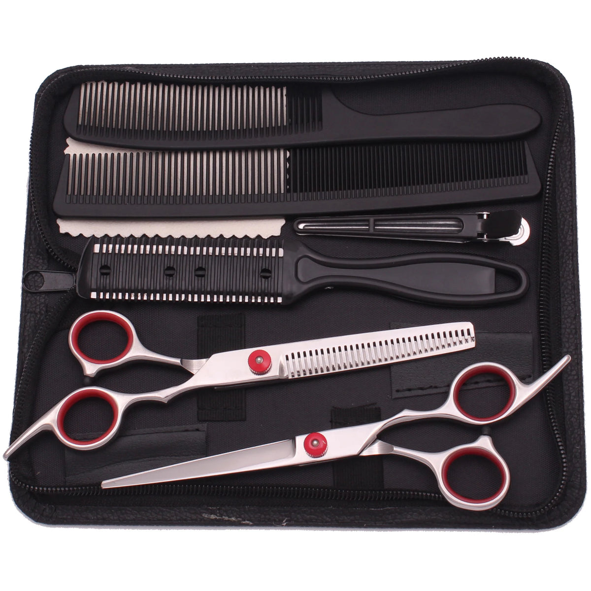 6.5'' Professional Hair Scissors Set Comb Razor Thinning Cutting Shears Hairdressing Salon Barber Home Japan Steel Dropshipping
