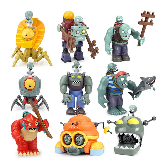 Plants vs. Zombies Giant zombies Egyptian Dr Zombie Dr. Zombie King Action Figure Model PVC Deformation Doll Toys for Kids Gifts