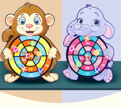 Educational Dart Board Baby Dart Indoor Sports Child Montessori Games for Children 3 to 7 Years