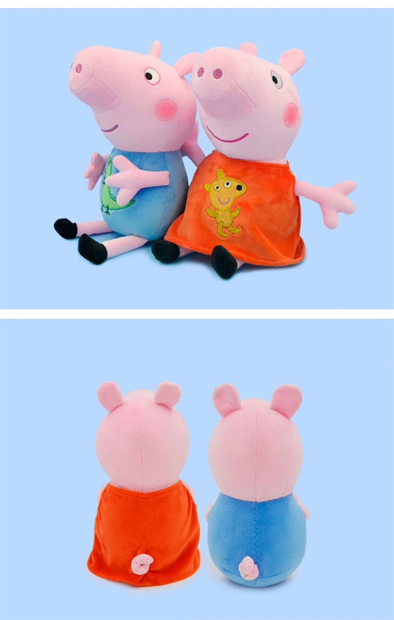 30cm Peppa Pig Plush Toys George Teddy Bear Mr Dinosaur Cute Cartoon Anime Figure Kawaii Stuffed Plush Toys Kids Christmas Gifts