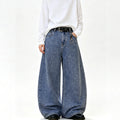 Men's Curved-Leg Baggy Denim Jeans