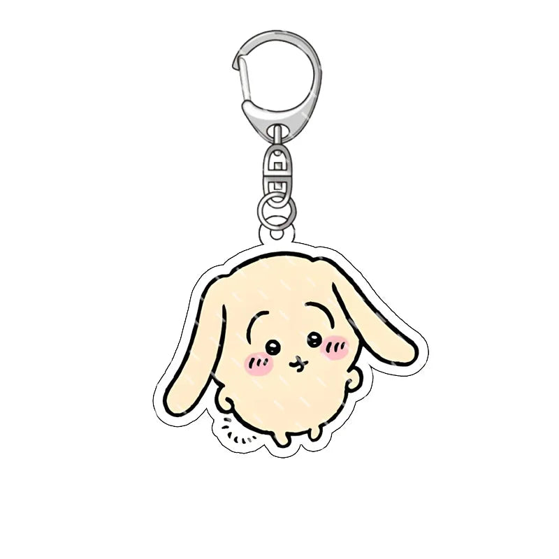 Chiikawa Pendant Anime Comic Acrylic Peripheral Keychain Hachiware Usagi Cute Pendant Bag Hanging Decoration Decoration