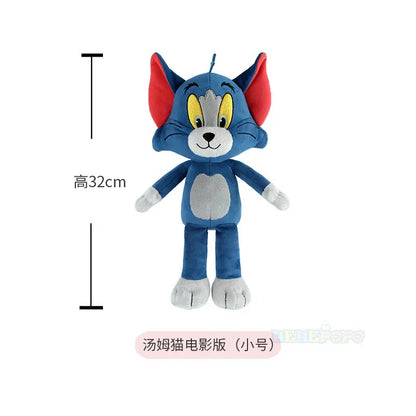 Original Tom and Jerry Plush Toy Cartoon Movie Cat Nibbles Mouse Plushies Stuffed Animals Soap Action Figure Studio Doll Toys