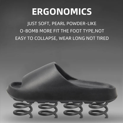 Men's EVA home bathroom anti slip slippers（Product does not come with packaging box）