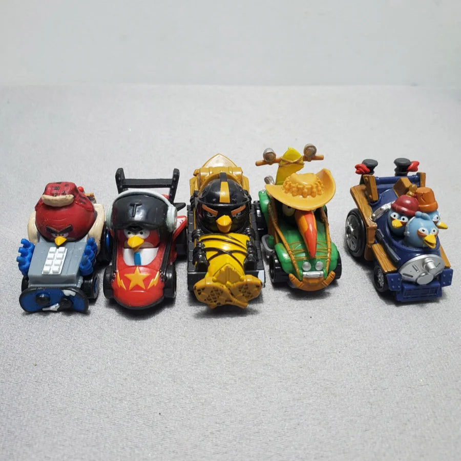 Angry Bird Karts Action Figure Telepods Retoy Figures Angrybirds Go Games Doll Toys for Kids Collectible Table Ornaments