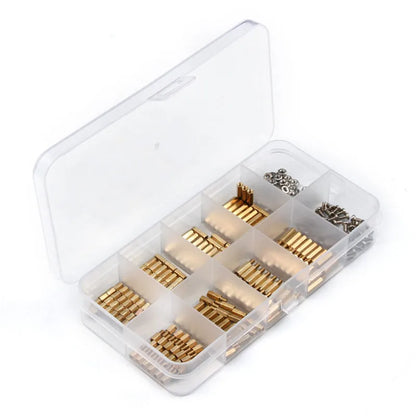 300Pcs M2/M3 Hex Head Copper Pillar Brass Standoff Spacer Screws Threaded Pillar Male/Female PCB Circuit Board Stand Off Kit