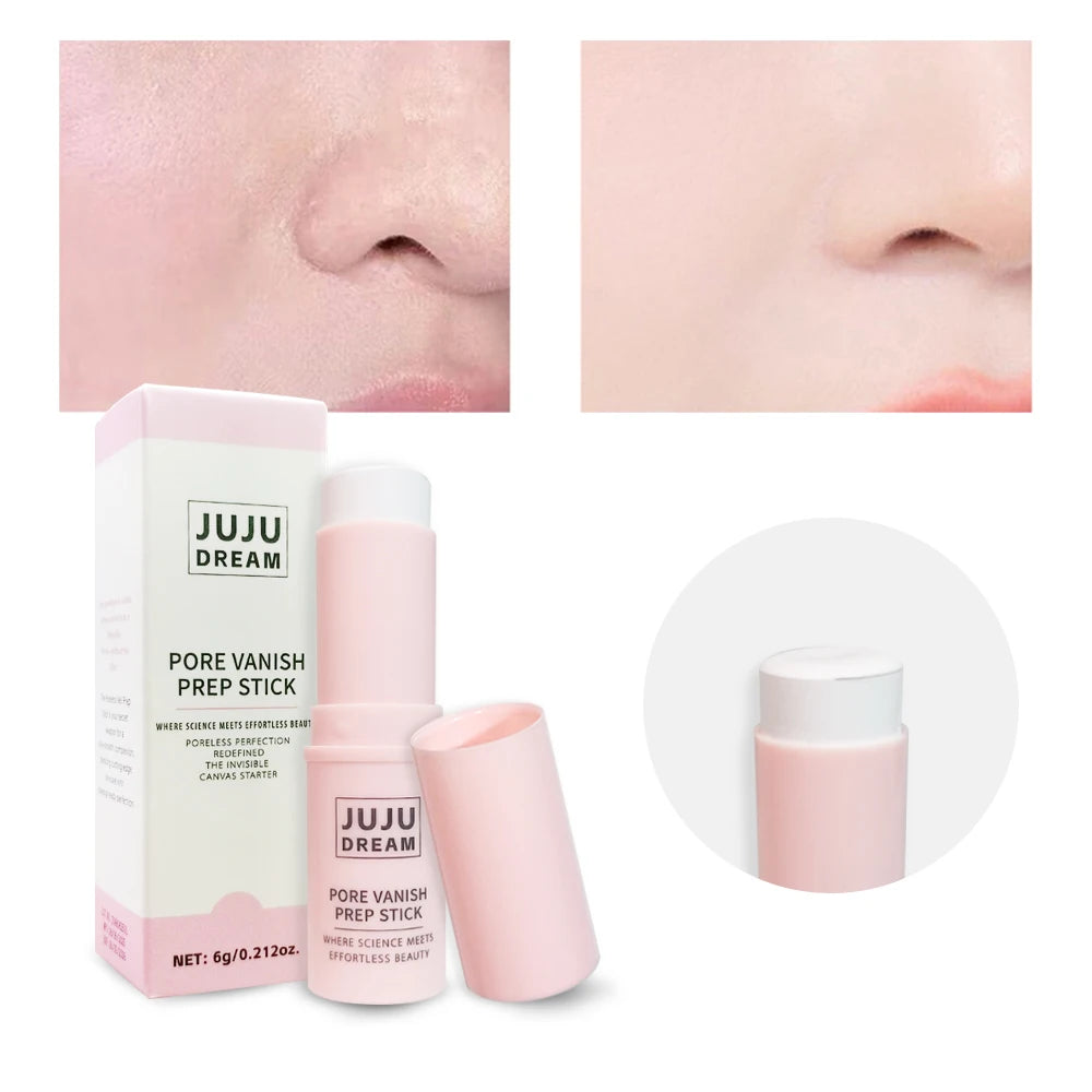 Pore Vanish Primer Stick - Pore Blurring, Portable Pre-Makeup Stick, Smooth Skin for Daily Makeup Face Primer Stick