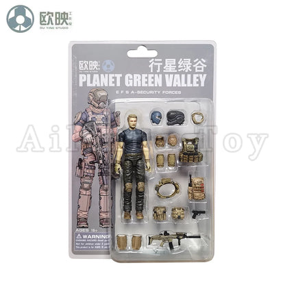 Ou Ying Studio 1/18 Planet Green Valley PGV 3.75inch Action Figure Girls War EFSA Female Figures Anime Model
