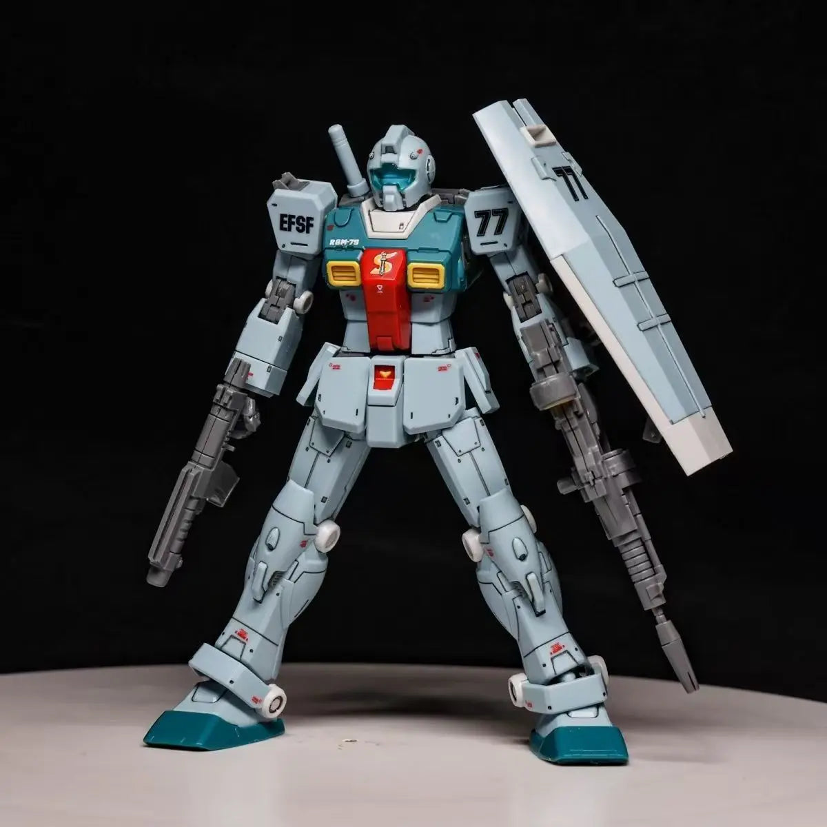 GK Cucuruz Doan's Island Gm Sleggar HG 1/144 Mecha Assembly Model Kit Action Figures Desktop Decoration Doll Boy Puzzle Toys