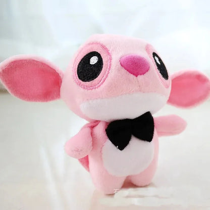 Disney Lilo and Stitch Plush Doll Toy Bouquet Stitch Animal Stuffed Keychains Pendant Girl Kids Birthday Christmas Gifts