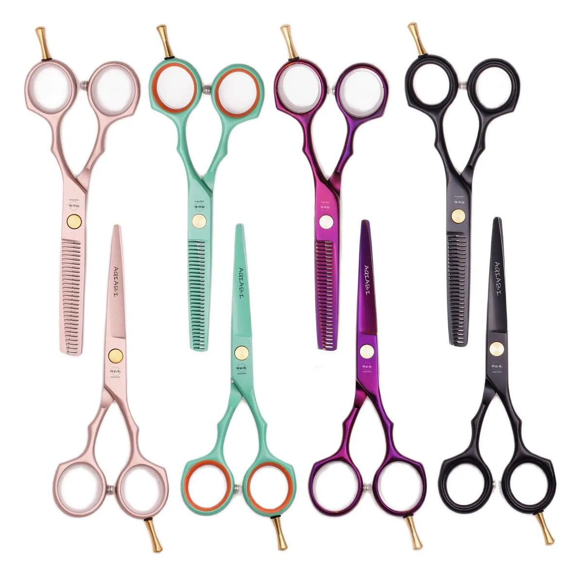 5.5'' Professional Hairdressing Hair Scissors 440C Cutting Shears Thinning Razor Comb Set Salon Barber Home Dropshipping A1104