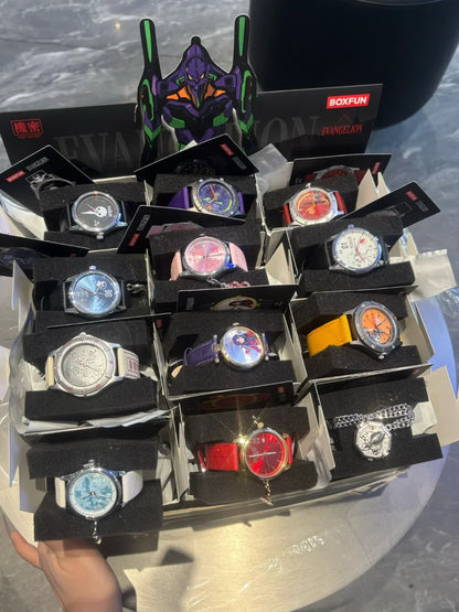 Original Boxfun Eva Evangelion The Final Mission Series Wrist Watch Blind Box Asuka Anime Peripheral Ornament Collection Gift