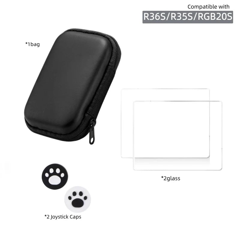 BOYHOM R36S Original Tempered Glass for 3.5Inch Player Games for RGB20S R35S Screen Protector Cover Film