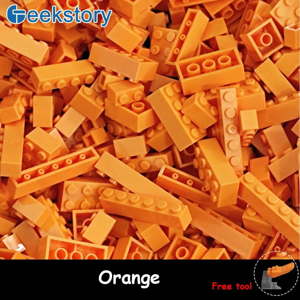 125g/250g Building Blocks Bulk Lot Pack Bricks Block Plate Creative Toy Small Particles Bulk Compatible Legoeds DIY Kit for Kids