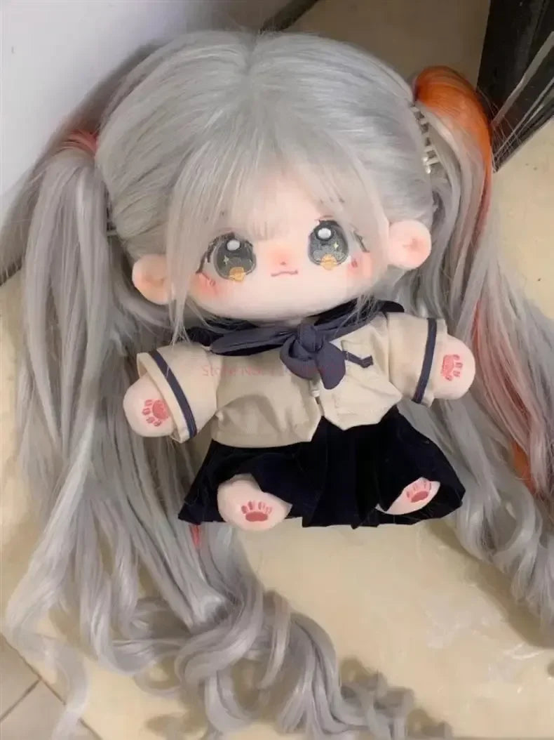 20cm Genuine Kawaii Idol Doll Plush Princess Dolls Stuffed Figure Toys Cotton Baby Plushies Toys Fans Collection Gifts