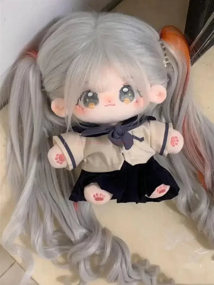 20cm Genuine Kawaii Idol Doll Plush Princess Dolls Stuffed Figure Toys Cotton Baby Plushies Toys Fans Collection Gifts