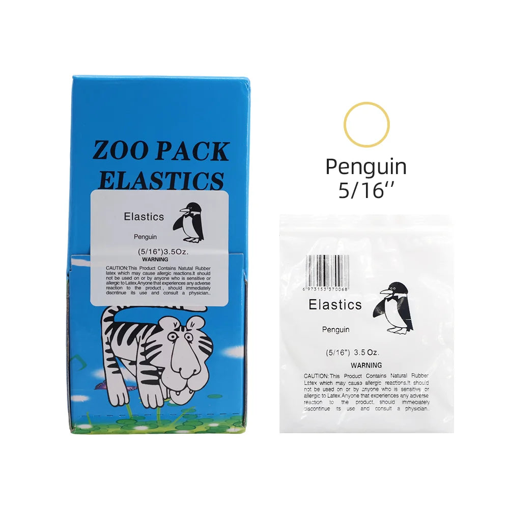 TJdent 5000Pcs/Box Dental Orthodontic Elastics Rubber Bands Zoo Pack Latex Braces Ligation Ring 3.5OZ Dentistry Material