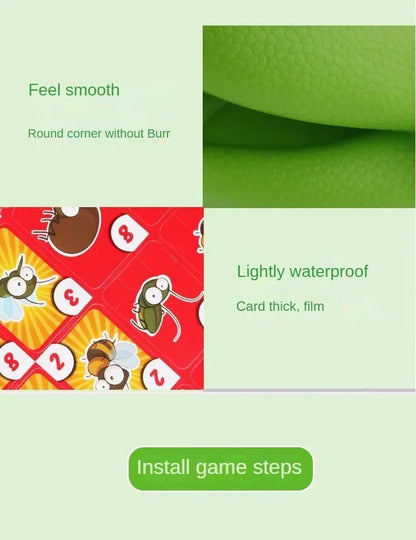 Frog Mask Wagging Tongue Lick Cards Board Games for Children Family Party Toys Antistress Funny Desktop Puzzle Game Toys