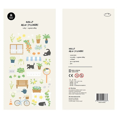 Korean Import Suatelier Travel Home Life Study Friend Stickers Scrapbooking Diy Journaling Diary Stationery Sticker School Gift