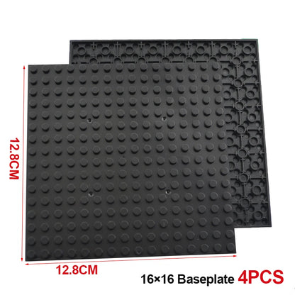 Building Blocks Double-sided Base Plate 16x16 91405 Assemble Parts MOC Bricks Baseplate Idea House Construction Board