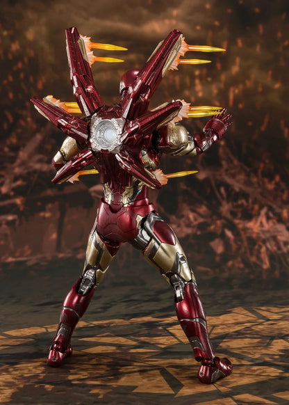 New 16cm Marvel Avengers Iron Man Mark 85 Ultimate Articulated Figure Model Statue Desktop Decoration Gift